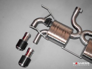 Jaguar F-TYPE Performance Exhaust System - MADNESS - 5.0L V8 - Dual Side Exit - Electronic Valve Design - Carbon Fiber Exhaust Tips Jaguar F-TYPE Performance Exhaust System - MADNESS - 5.0L V8 - Dual Side Exit - Electronic Valve Design - Carbon Fiber Exhaust Tips